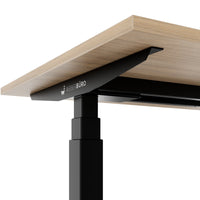 TELDRA Office, 2-motor desk | 1200 - 2000 x 800 mm, electrically height adjustable, amber oak