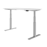 TELDRA Office, 2-motor desk | 1200 - 2000 x 800 mm, electrically height adjustable, white