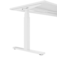 TELDRA Office, 2-motor desk | 1200 - 2000 x 800 mm, electrically height adjustable, white