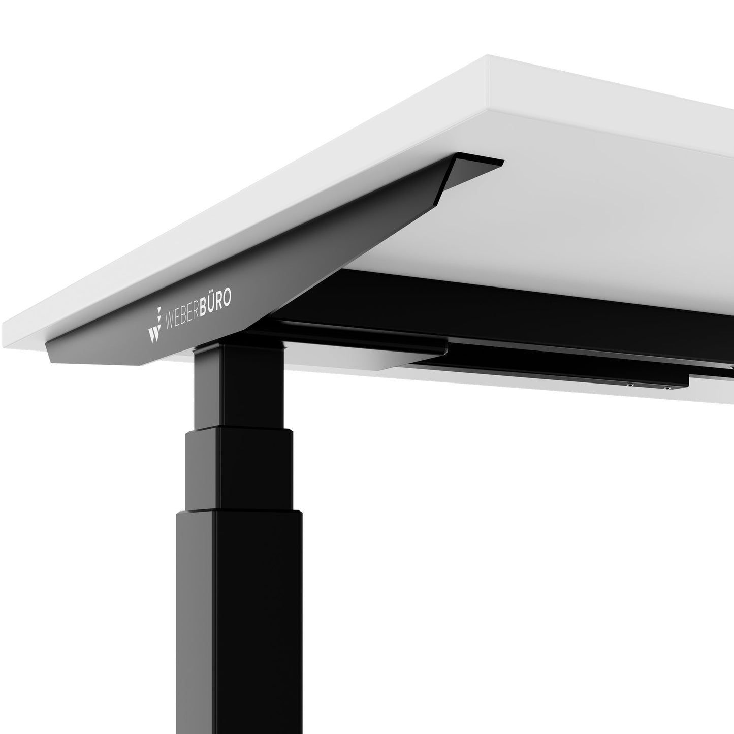 TELDRA Office, 2-Motoren-Schreibtisch | 1200 - 2000 x 800 mm, elektrisch höhenverstellbar, Weiß