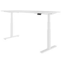 TELDRA Office, 2-motor desk | 1200 - 2000 x 800 mm, electrically height adjustable, white