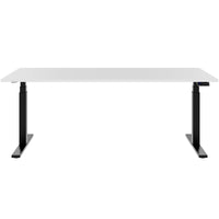 TELDRA Office, 2-motor desk | 1200 - 2000 x 800 mm, electrically height adjustable, white