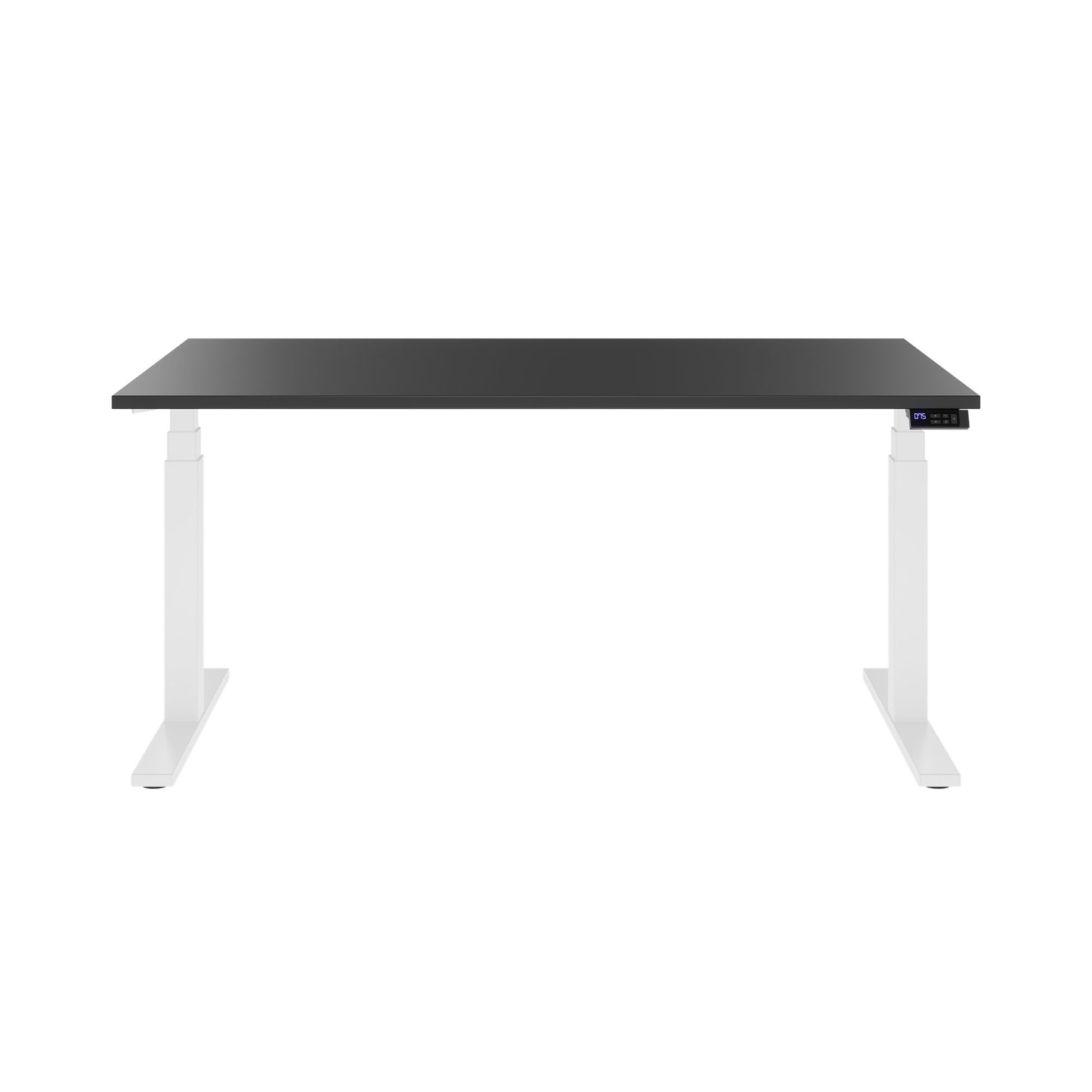 TELDRA Office, 2-motor desk | 1600 - 1800 mm, electrically height-adjustable, anthracite 