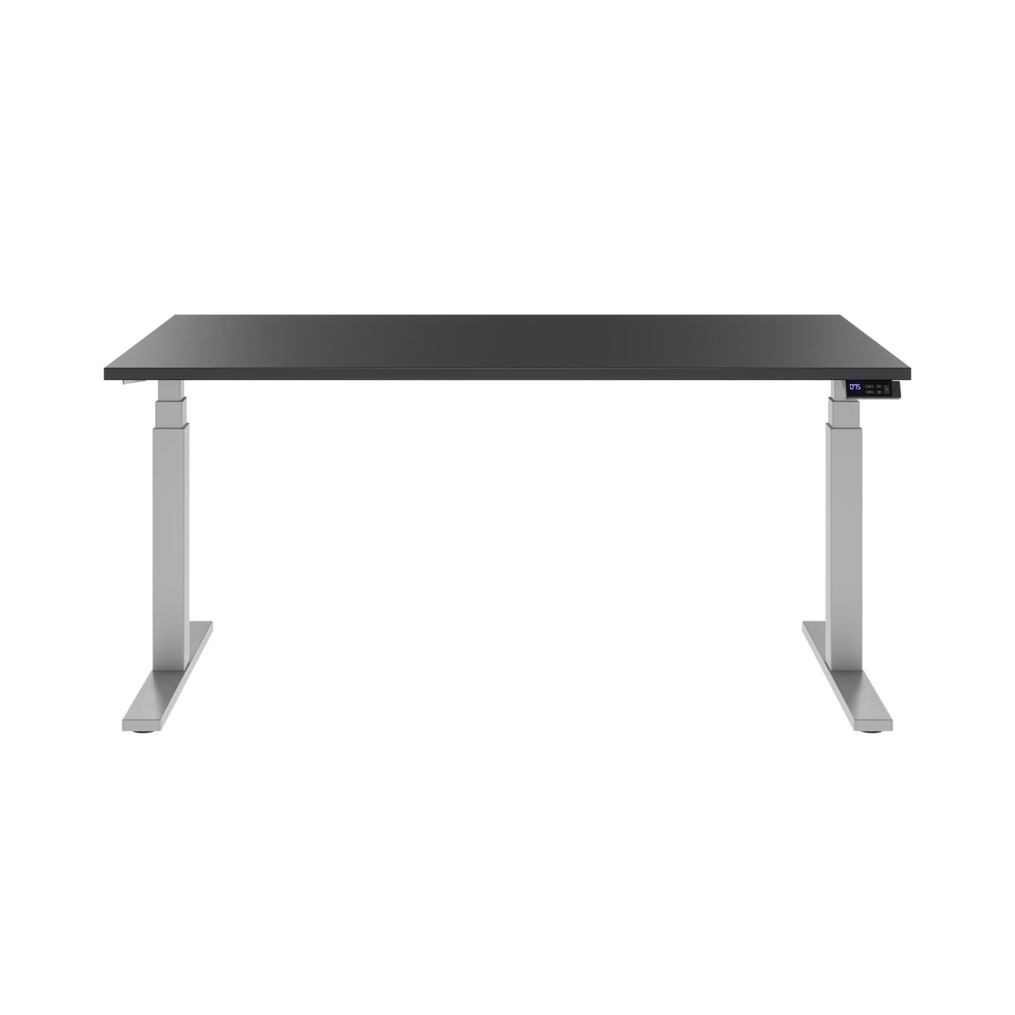 TELDRA Office, 2-motor desk | 1600 - 1800 mm, electrically height-adjustable, anthracite 