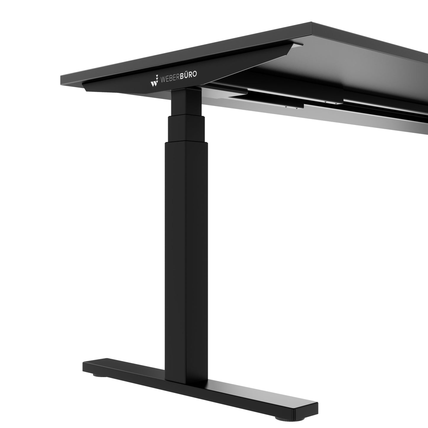 TELDRA Office, 2-motor desk | 1600 - 1800 mm, electrically height-adjustable, anthracite 