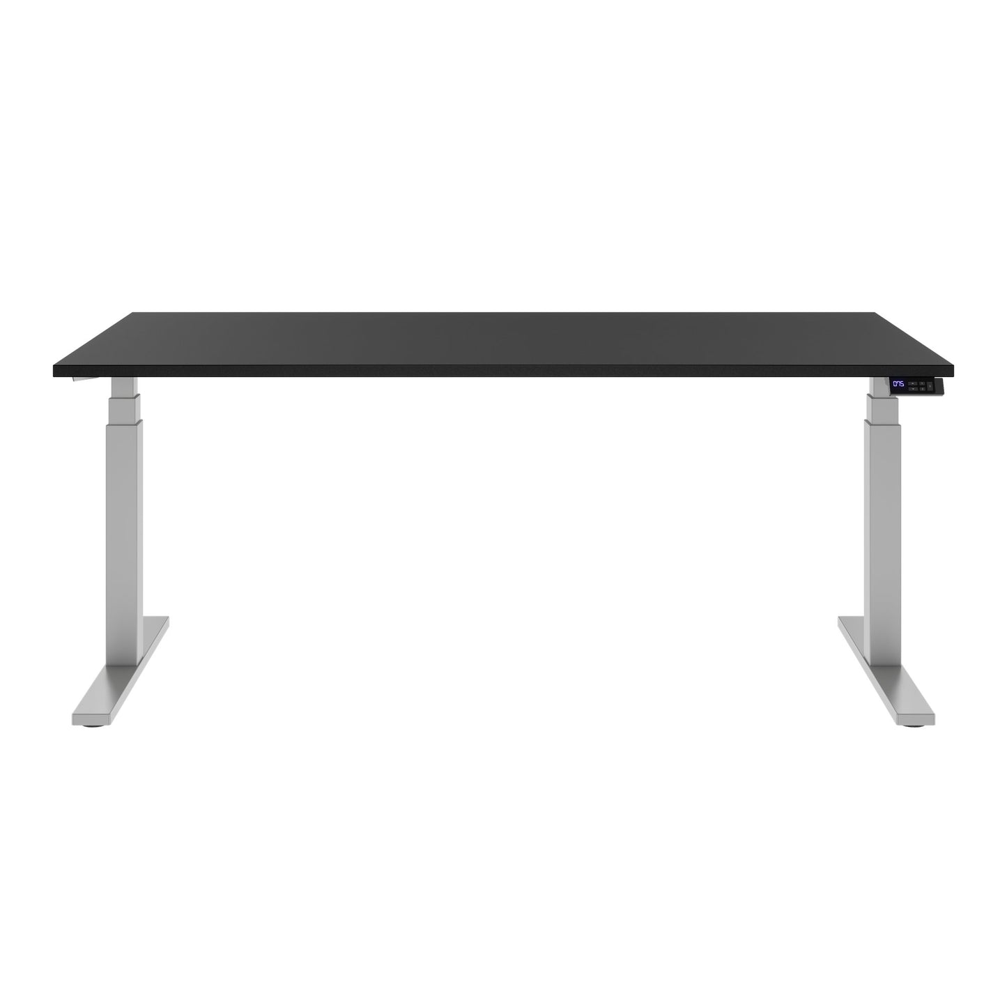 TELDRA Office, scrivania a 2 motori | 1600 - 1800 mm, regolabile in altezza elettricamente, linoleum Charcoal 