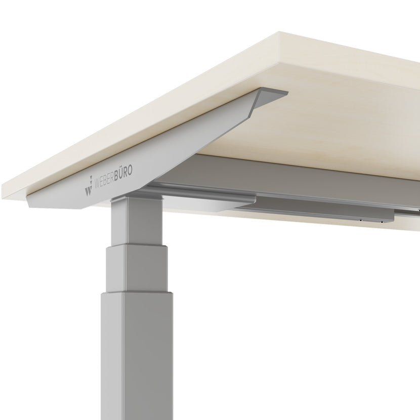 TELDRA Office, 2-Motoren-Schreibtisch | 1600 - 1800 x 800 mm, elektrisch höhenverstellbar, Ahorn