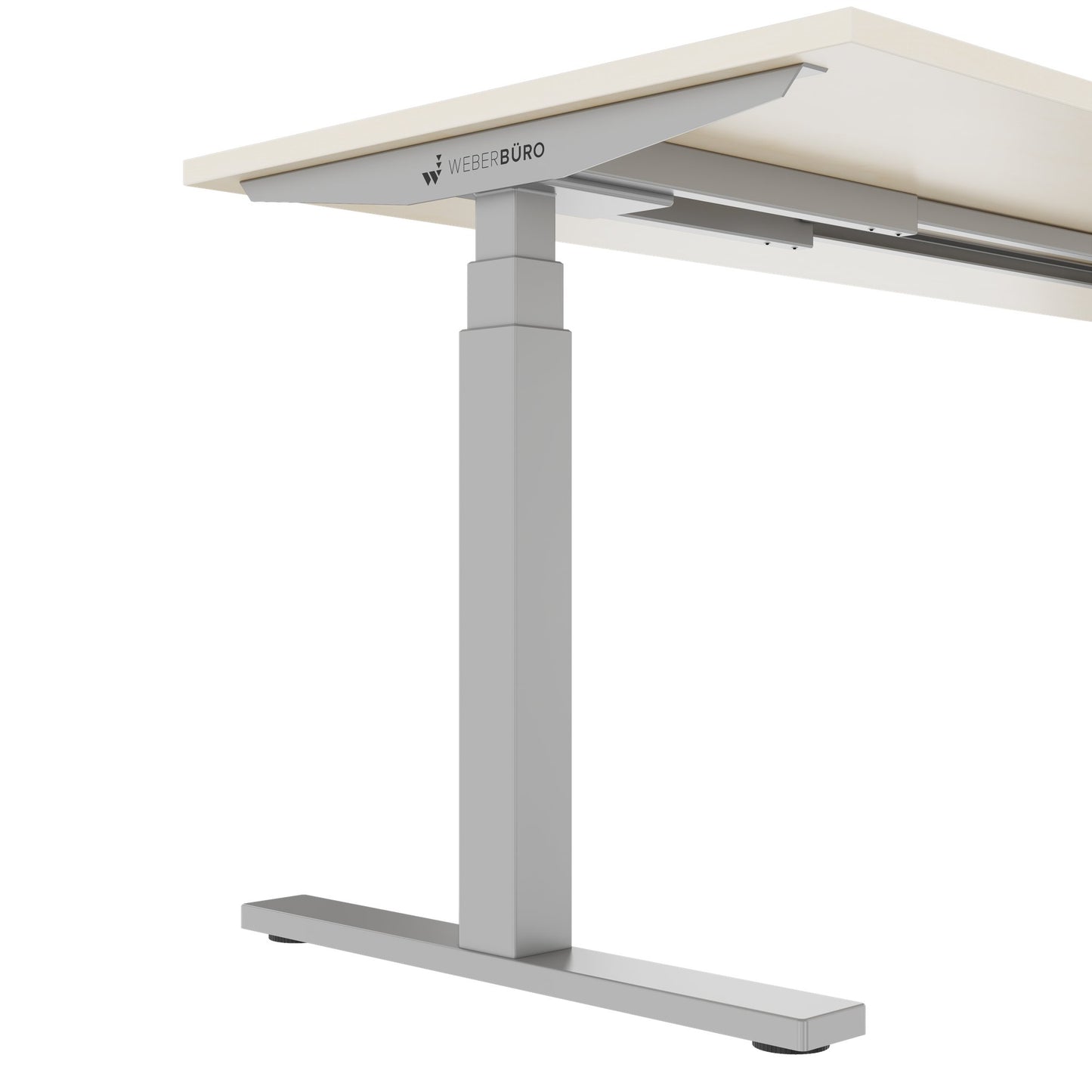 TELDRA Office, 2-motor desk | 1600 - 1800 x 800 mm, electrically height adjustable, maple