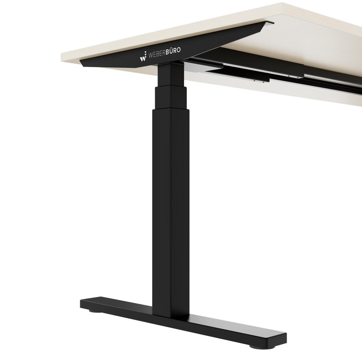 TELDRA Office, 2-motor desk | 1600 - 1800 x 800 mm, electrically height adjustable, maple