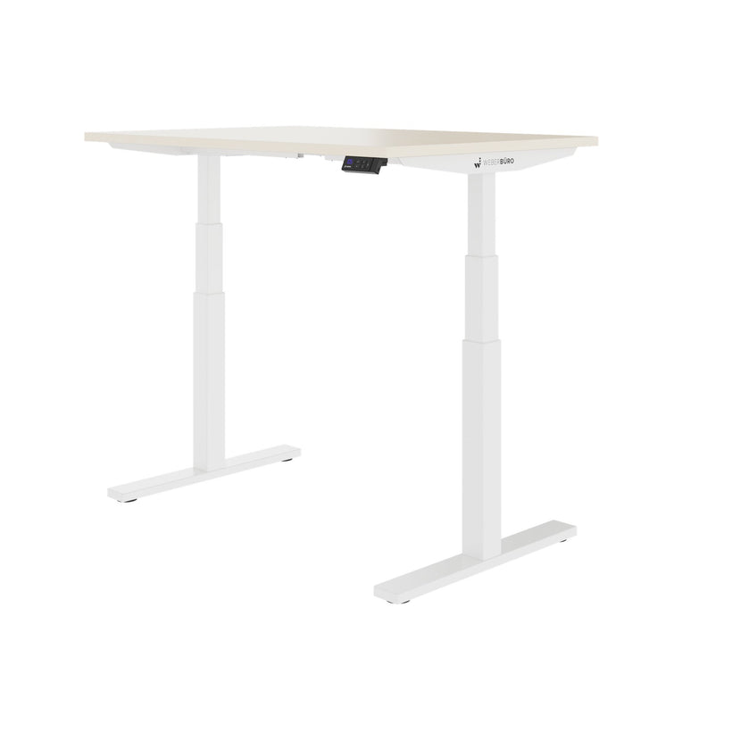 TELDRA Office, 2-Motoren-Schreibtisch | 1600 - 1800 x 800 mm, elektrisch höhenverstellbar, Ahorn