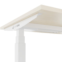 TELDRA Office, 2-motor desk | 1600 - 1800 x 800 mm, electrically height adjustable, maple