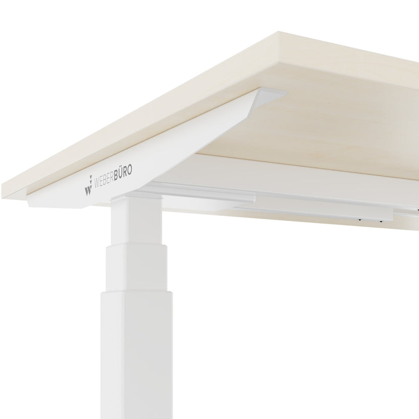 TELDRA Office, 2-Motoren-Schreibtisch | 1600 - 1800 x 800 mm, elektrisch höhenverstellbar, Ahorn