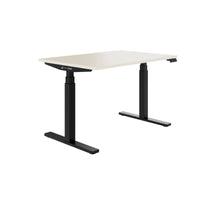 TELDRA Office, 2-motor desk | 1600 - 1800 x 800 mm, electrically height adjustable, maple