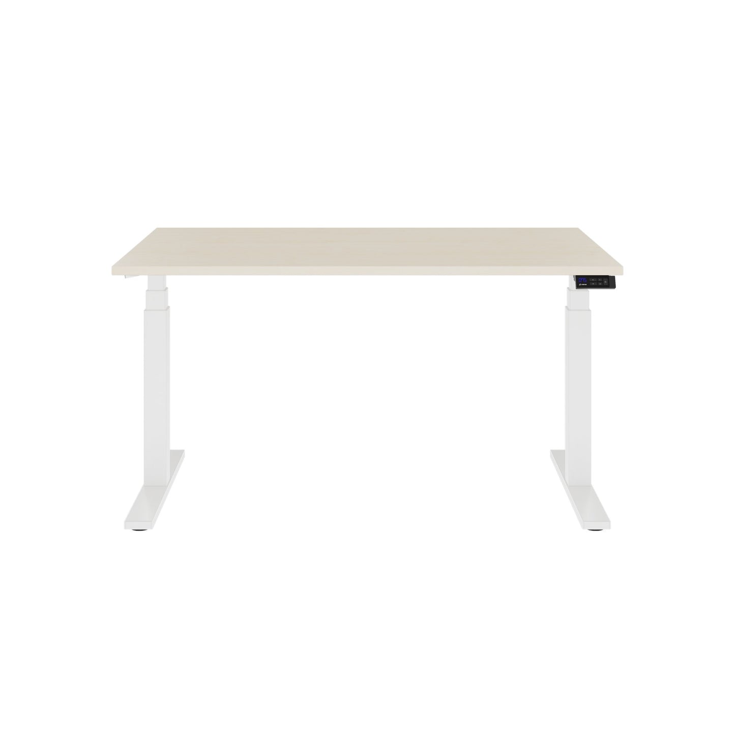 TELDRA Office, 2-motor desk | 1600 - 1800 x 800 mm, electrically height adjustable, maple