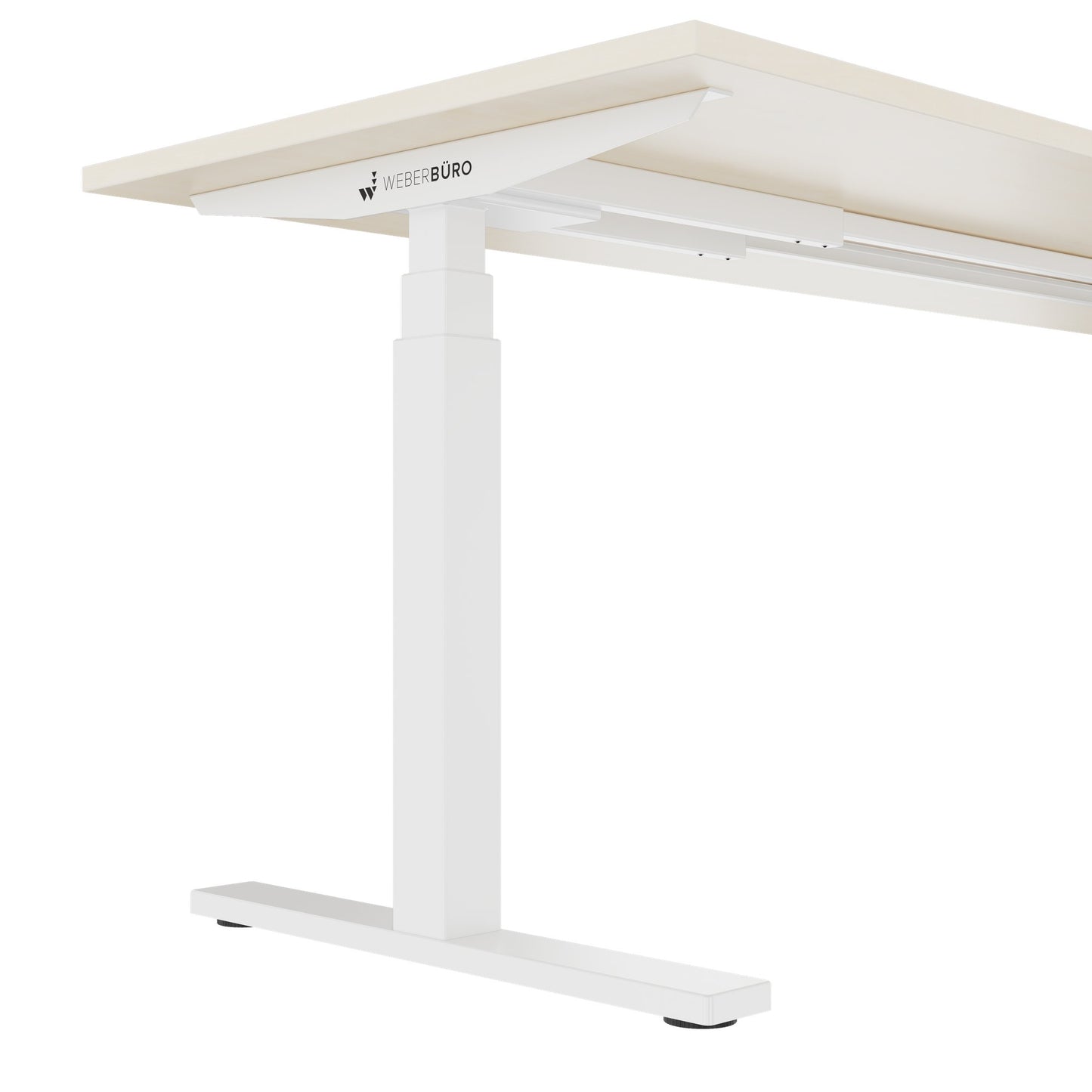 TELDRA Office, 2-motor desk | 1600 - 1800 x 800 mm, electrically height adjustable, maple