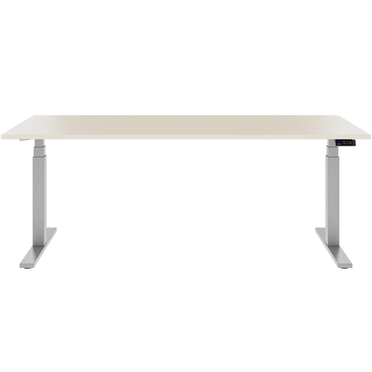 TELDRA Office, 2-motor desk | 1600 - 1800 x 800 mm, electrically height adjustable, maple