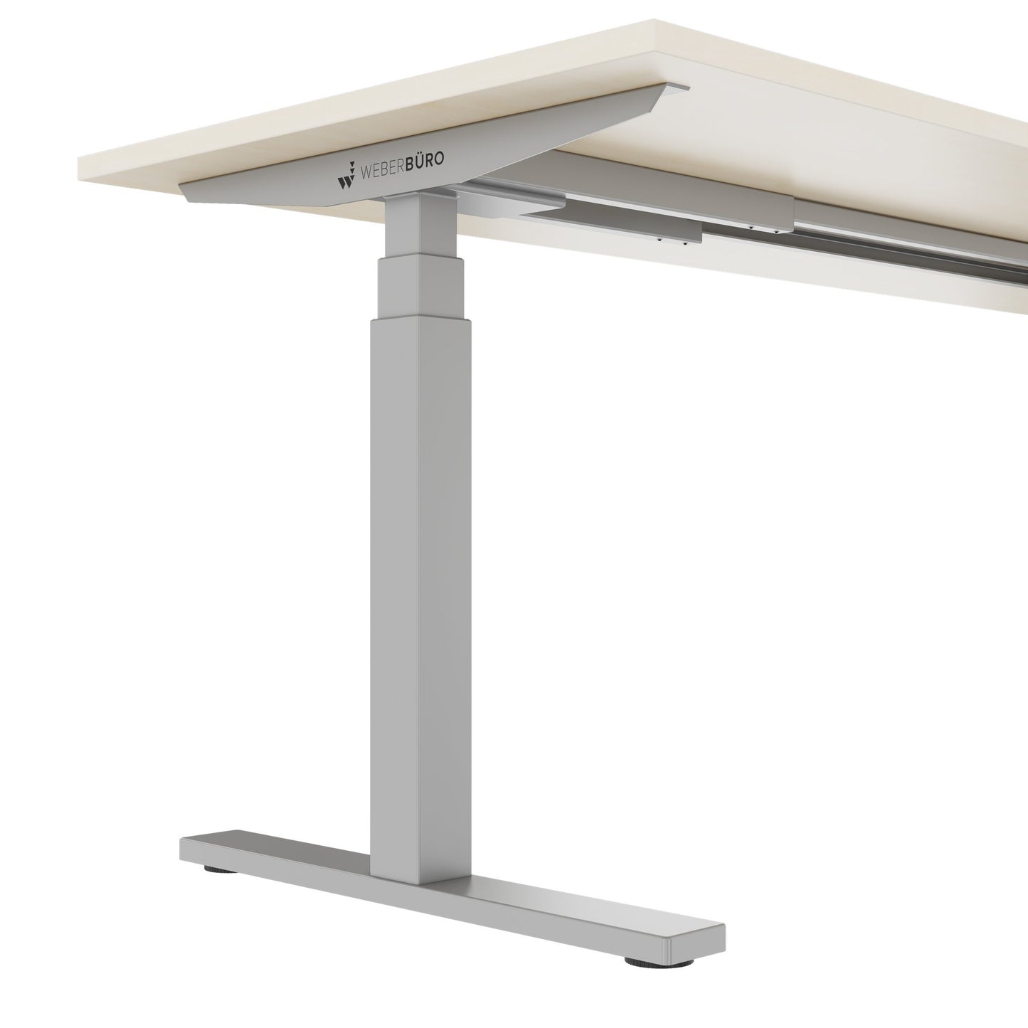 TELDRA Office, 2-motor desk | 1600 - 1800 x 800 mm, electrically height adjustable, maple