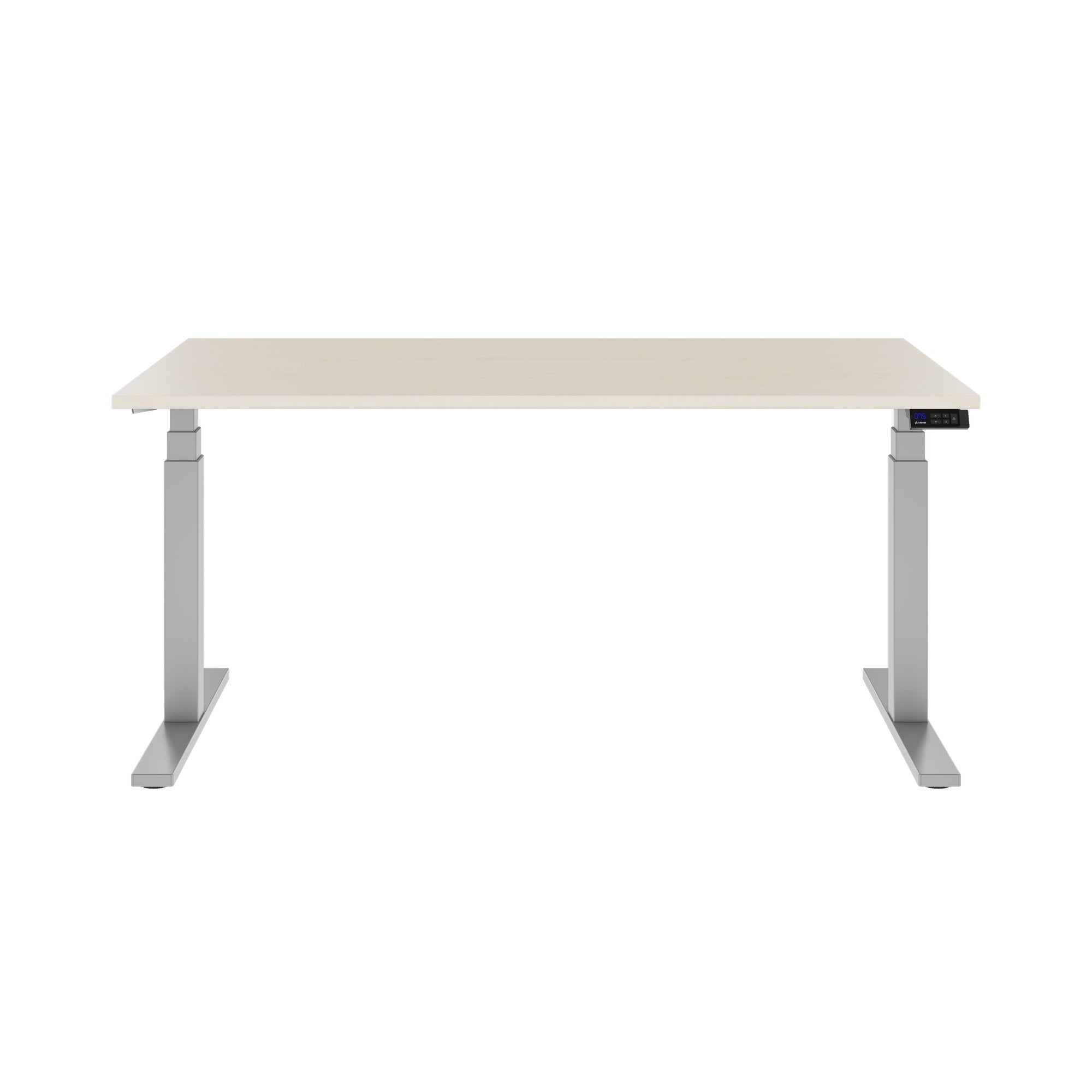 TELDRA Office, 2-Motoren-Schreibtisch | 1600 - 1800 x 800 mm, elektrisch höhenverstellbar, Ahorn
