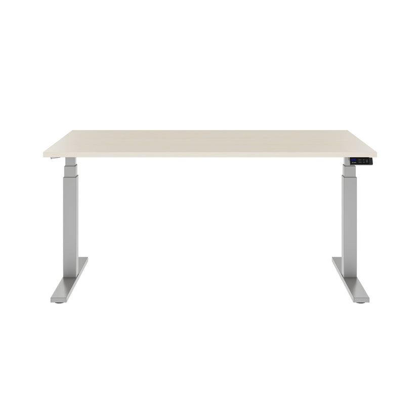 TELDRA Office, 2-Motoren-Schreibtisch | 1600 - 1800 x 800 mm, elektrisch höhenverstellbar, Ahorn