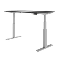 TELDRA Office, 2-motor desk | 1600 - 1800 x 800 mm, electrically height adjustable, anthracite