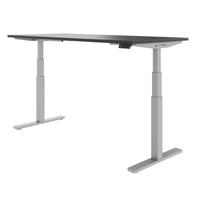 TELDRA Office, 2-motor desk | 1600 - 1800 x 800 mm, electrically height adjustable, anthracite