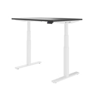 TELDRA Office, 2-motor desk | 1600 - 1800 x 800 mm, electrically height adjustable, anthracite