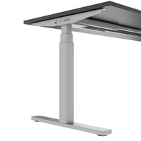 TELDRA Office, 2-motor desk | 1600 - 1800 x 800 mm, electrically height adjustable, anthracite