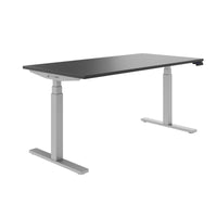 TELDRA Office, 2-motor desk | 1600 - 1800 x 800 mm, electrically height adjustable, anthracite