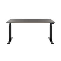 TELDRA Office, 2-motor desk | 1600 - 1800 x 800 mm, electrically height adjustable, cubanite gray