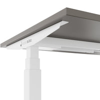 TELDRA Office, 2-motor desk | 1600 - 1800 x 800 mm, electrically height adjustable, cubanite gray