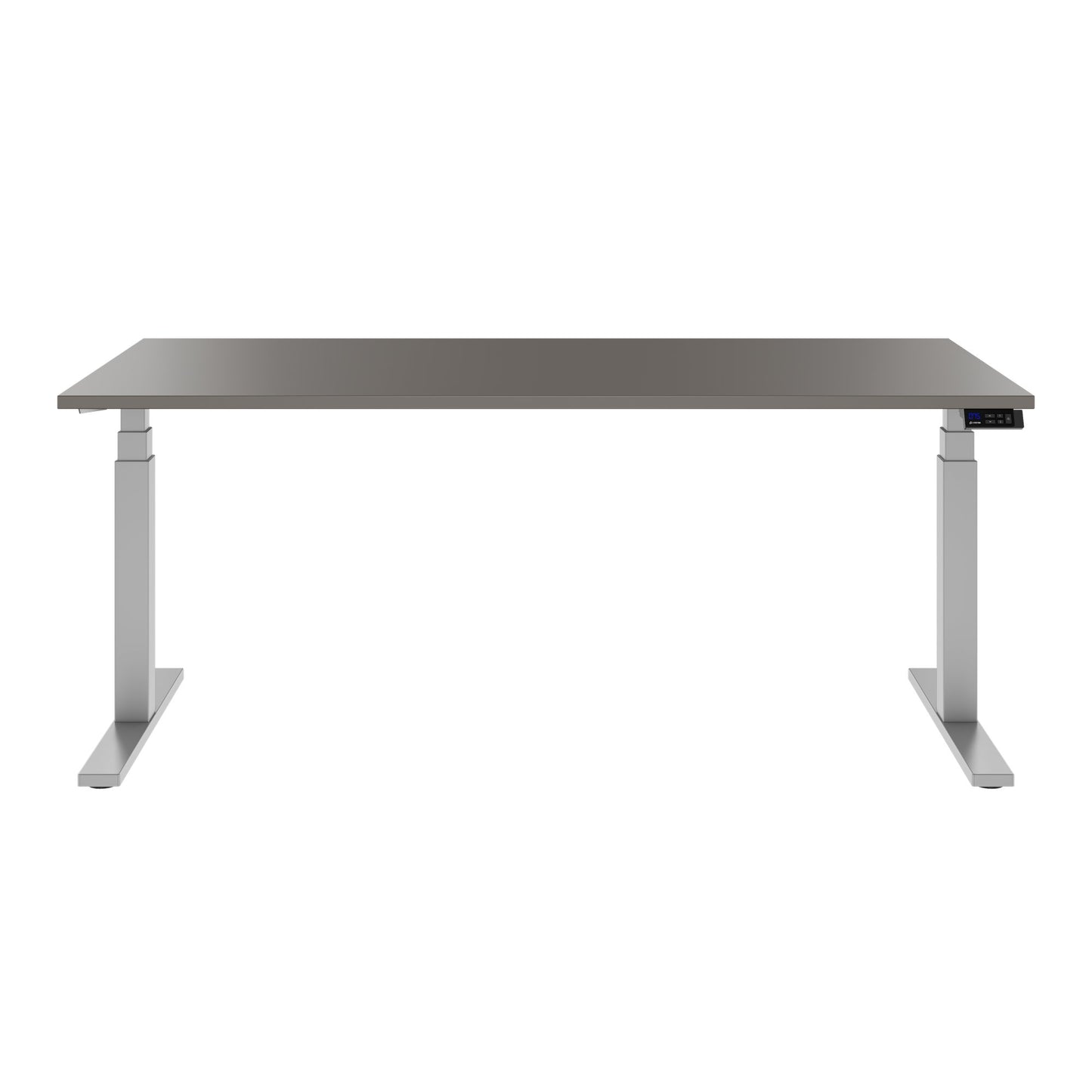 TELDRA Office, 2-motor desk | 1600 - 1800 x 800 mm, electrically height adjustable, cubanite gray