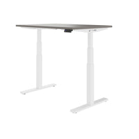 TELDRA Office, 2-motor desk | 1600 - 1800 x 800 mm, electrically height adjustable, cubanite gray