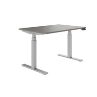 TELDRA Office, 2-motor desk | 1600 - 1800 x 800 mm, electrically height adjustable, cubanite gray