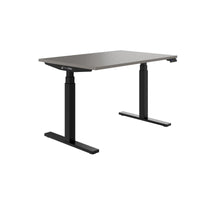 TELDRA Office, 2-motor desk | 1600 - 1800 x 800 mm, electrically height adjustable, cubanite gray