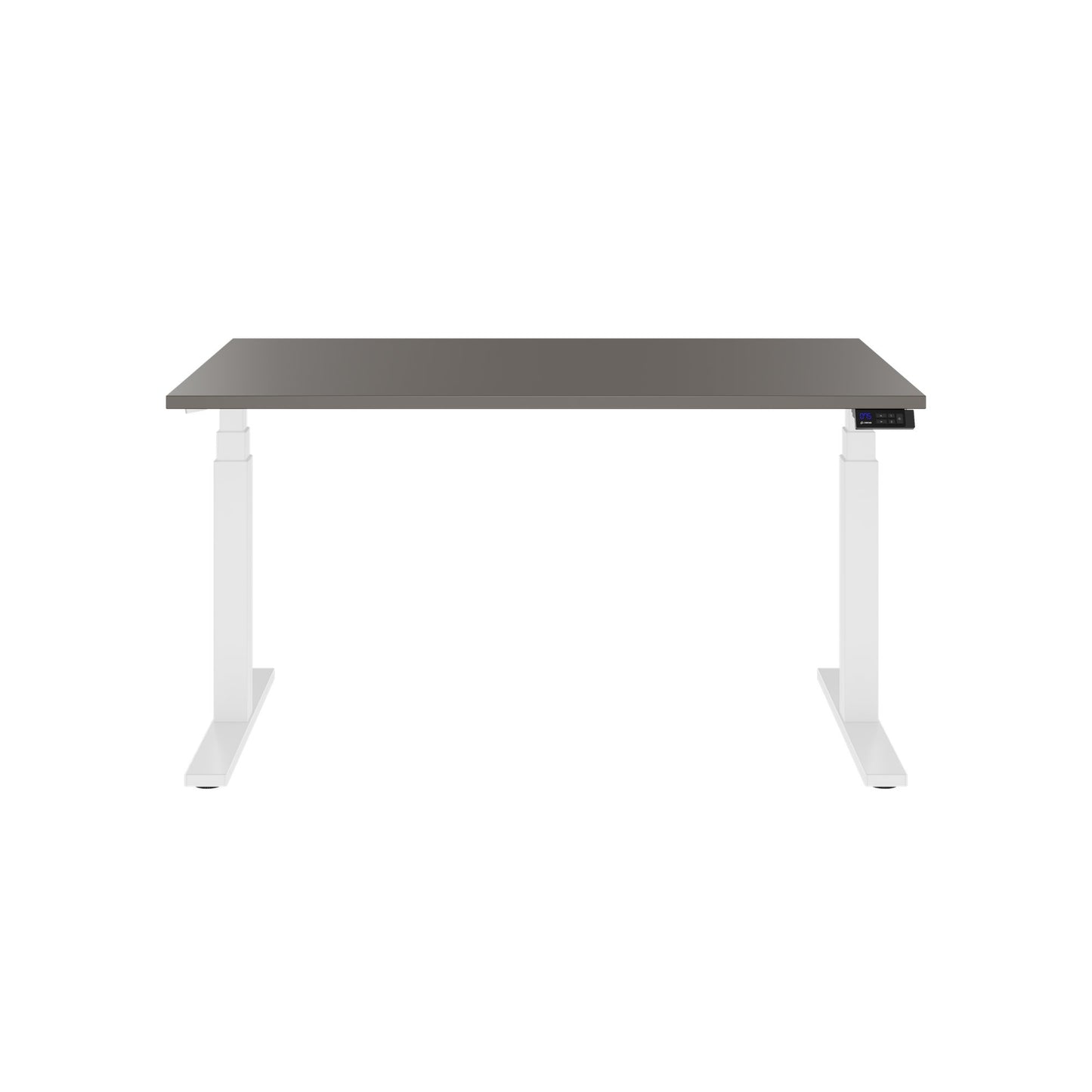 TELDRA Office, 2-motor desk | 1600 - 1800 x 800 mm, electrically height adjustable, cubanite gray