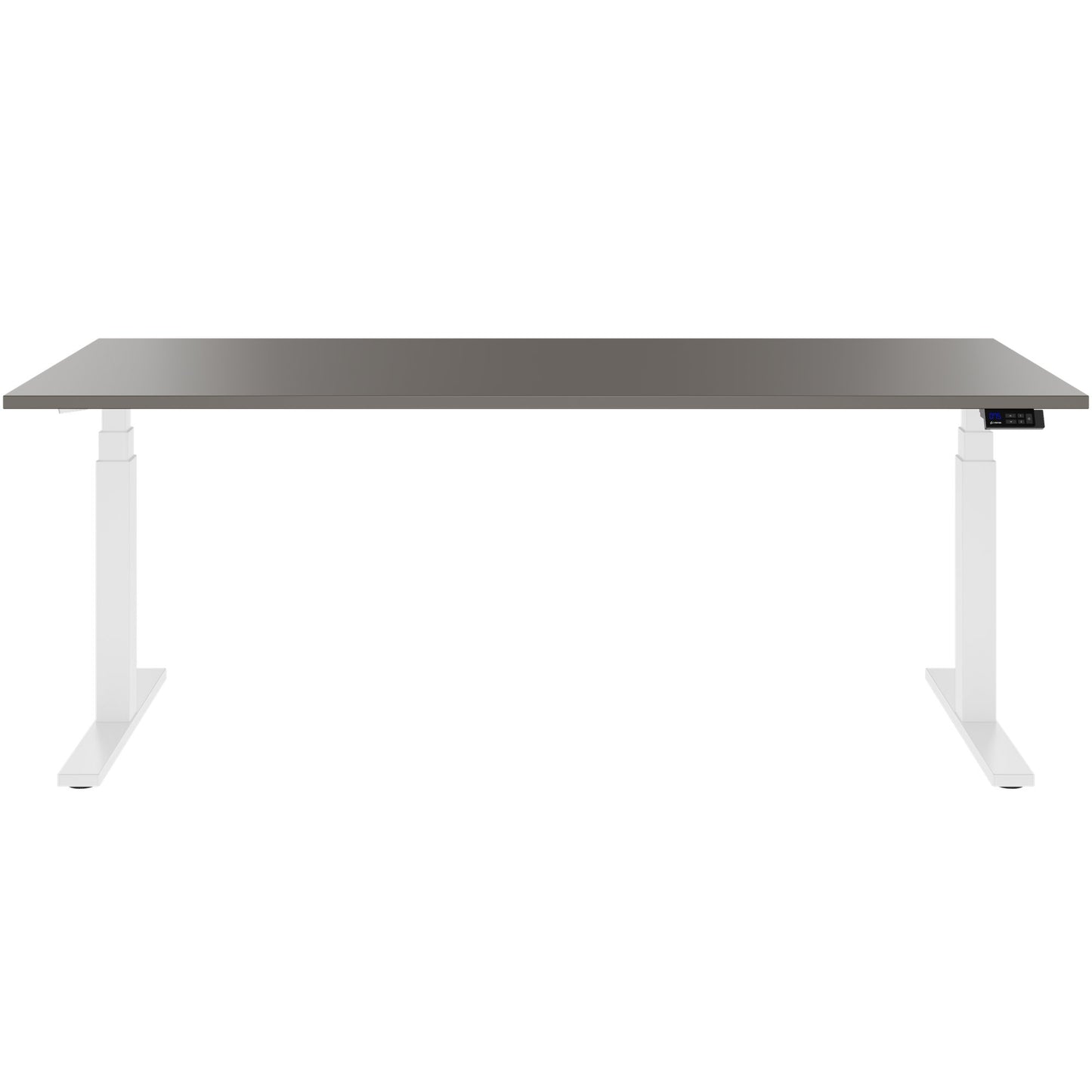 TELDRA Office, 2-motor desk | 1600 - 1800 x 800 mm, electrically height adjustable, cubanite gray