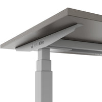 TELDRA Office, 2-motor desk | 1600 - 1800 x 800 mm, electrically height adjustable, cubanite gray