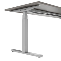 TELDRA Office, 2-motor desk | 1600 - 1800 x 800 mm, electrically height adjustable, cubanite gray