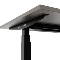 TELDRA Office, 2-motor desk | 1600 - 1800 x 800 mm, electrically height adjustable, cubanite gray