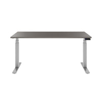 TELDRA Office, 2-motor desk | 1600 - 1800 x 800 mm, electrically height adjustable, cubanite gray