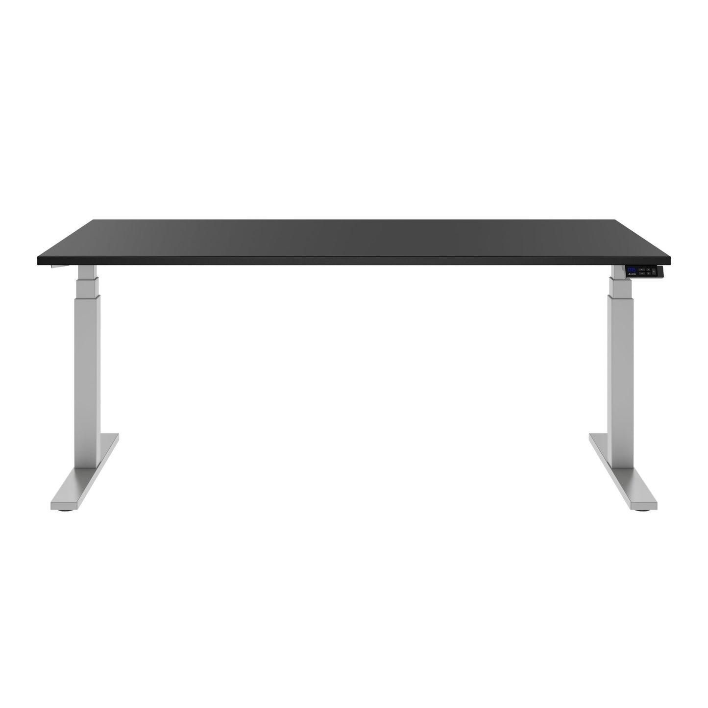 TELDRA Office, 2-motor desk | 1600 - 1800 x 800 mm, electrically height adjustable, linoleum charcoal