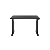 TELDRA Office, 2-motor desk | 1600 - 1800 x 800 mm, electrically height adjustable, linoleum charcoal