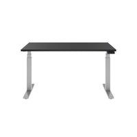 TELDRA Office, 2-motor desk | 1600 - 1800 x 800 mm, electrically height adjustable, linoleum charcoal