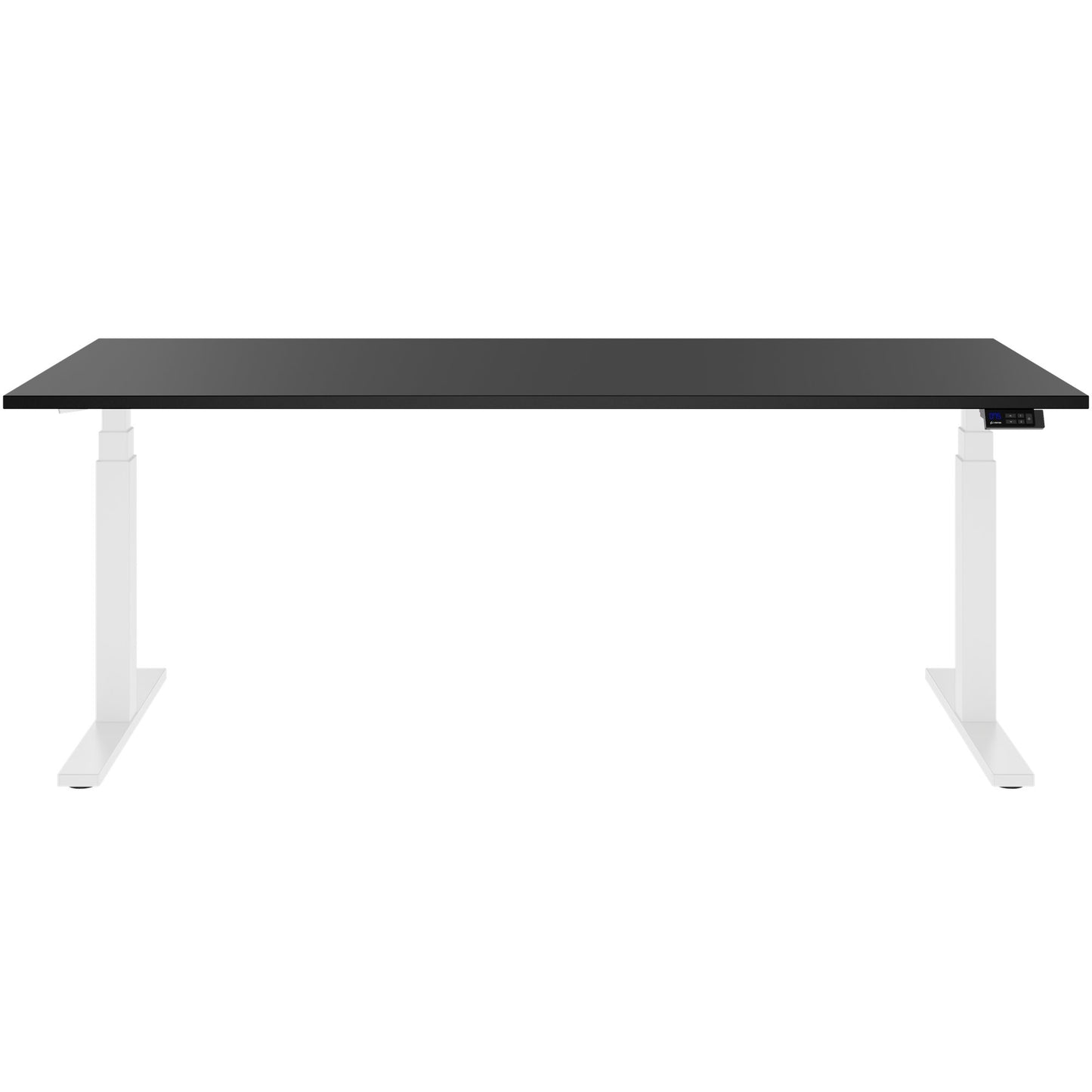 TELDRA Office, 2-motor desk | 1600 - 1800 x 800 mm, electrically height adjustable, linoleum charcoal