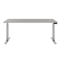 TELDRA Office, 2-motor desk | 1600 - 1800 x 800 mm, electrically height adjustable, linoleum Pebble