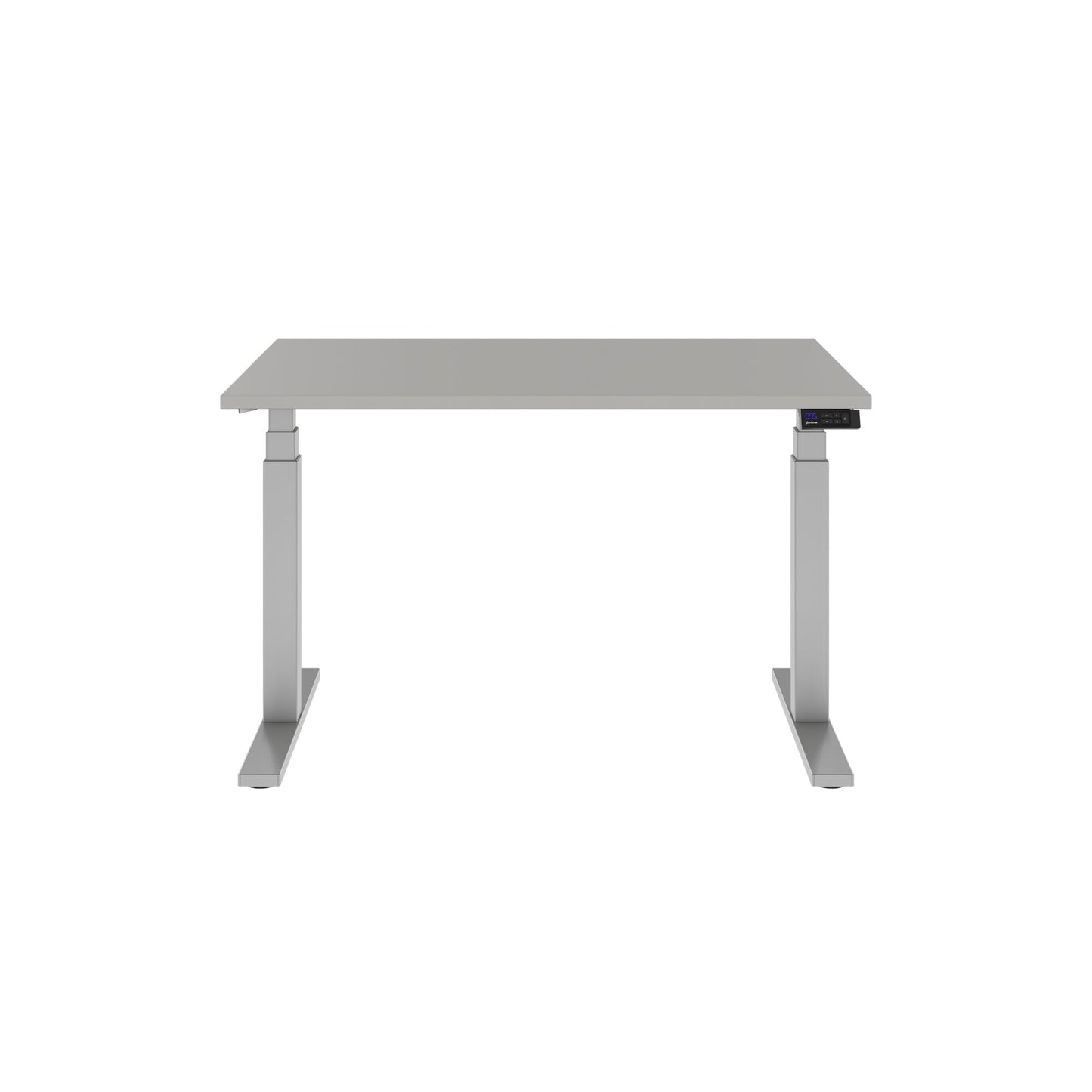 TELDRA Office, 2-motor desk | 1600 - 1800 x 800 mm, electrically height adjustable, linoleum Pebble