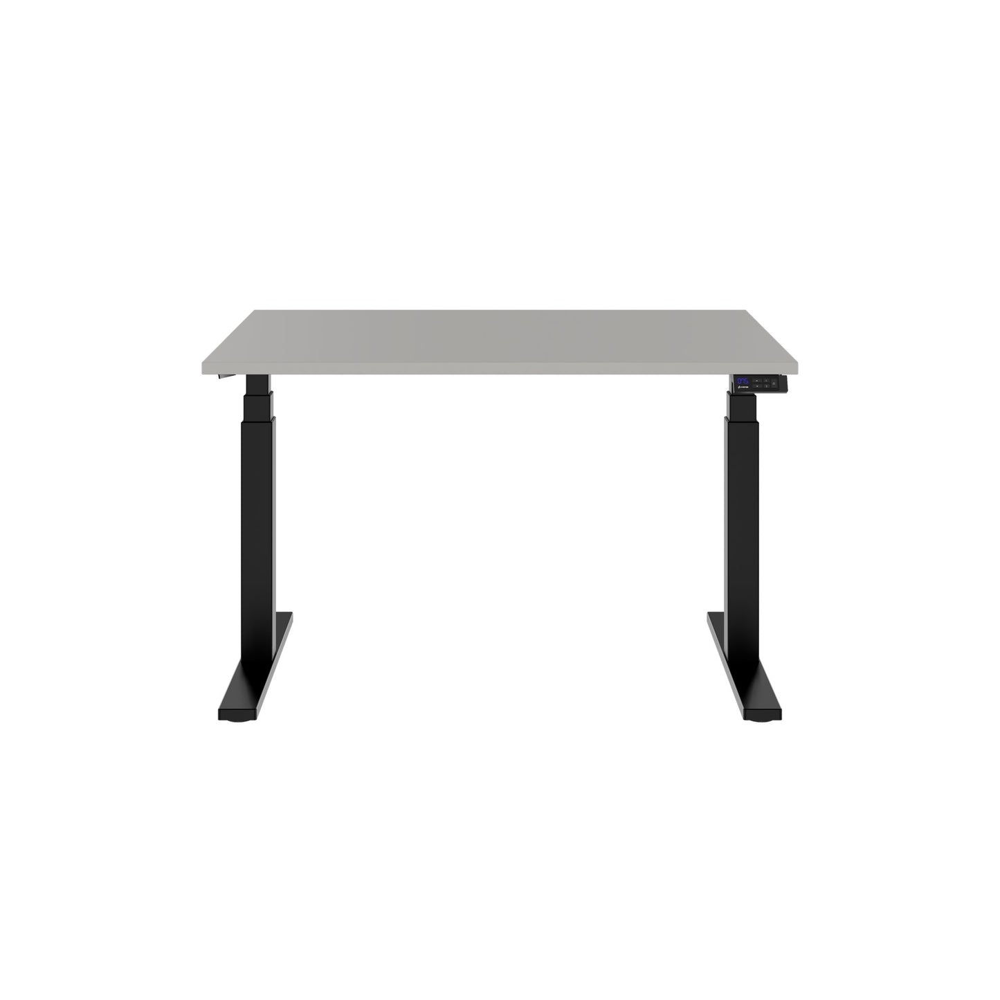 TELDRA Office, 2-motor desk | 1600 - 1800 x 800 mm, electrically height adjustable, linoleum Pebble