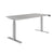 TELDRA Office, 2-motor desk | 1600 - 1800 x 800 mm, electrically height adjustable, linoleum Pebble