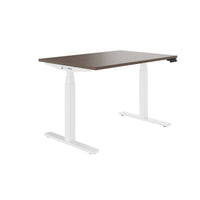 TELDRA Office, 2-motor desk | 1600 - 1800 x 800 mm, electrically height adjustable, walnut