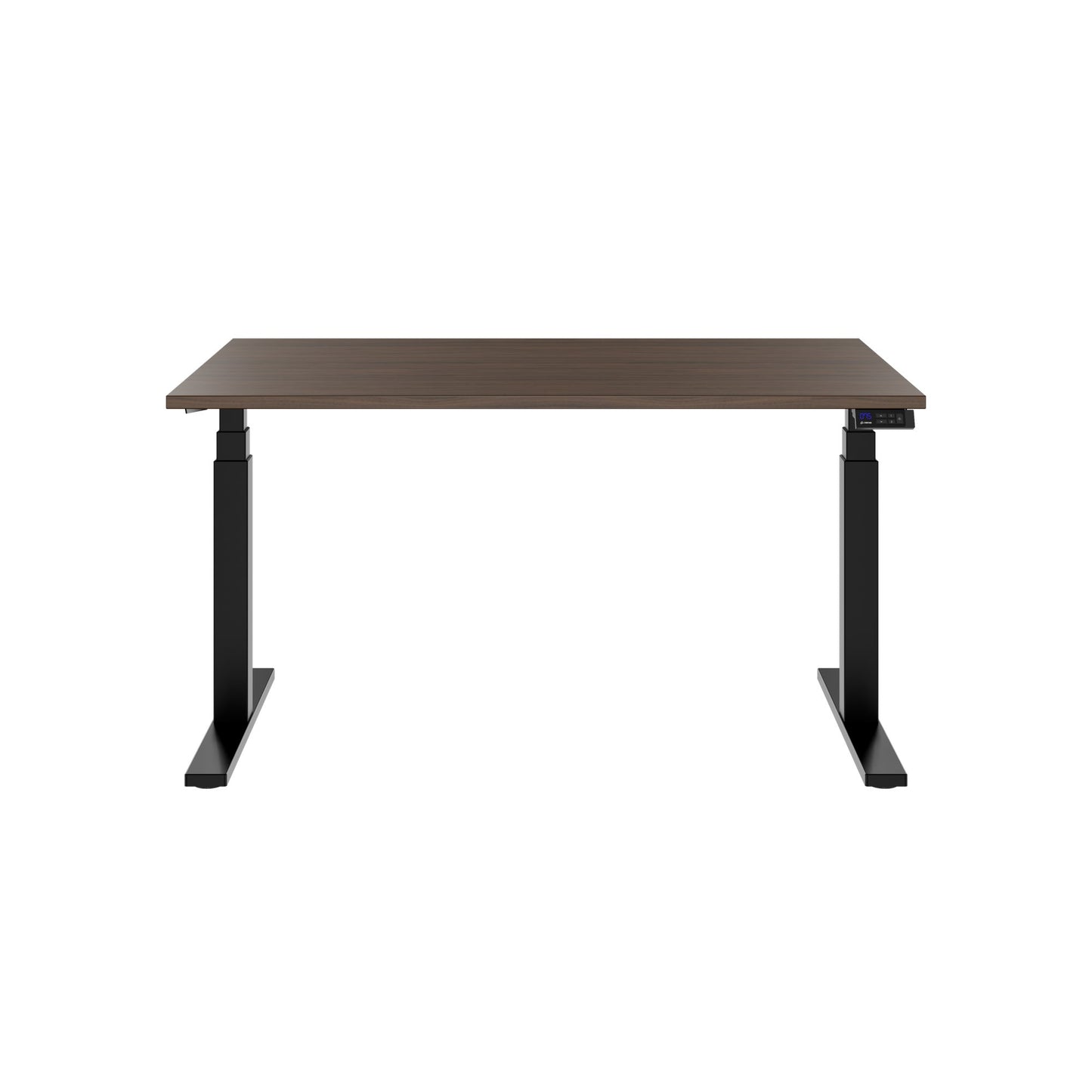 TELDRA Office, 2-motor desk | 1600 - 1800 x 800 mm, electrically height adjustable, walnut